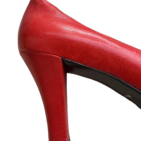 1970’s Naturalizer Red/Orange Leather Heels - Picture 7 of 7